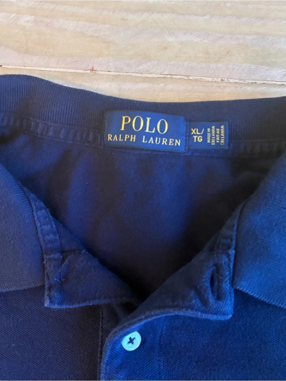 Ralph Lauren Men’s Polo Shirt in Navy with White Logo